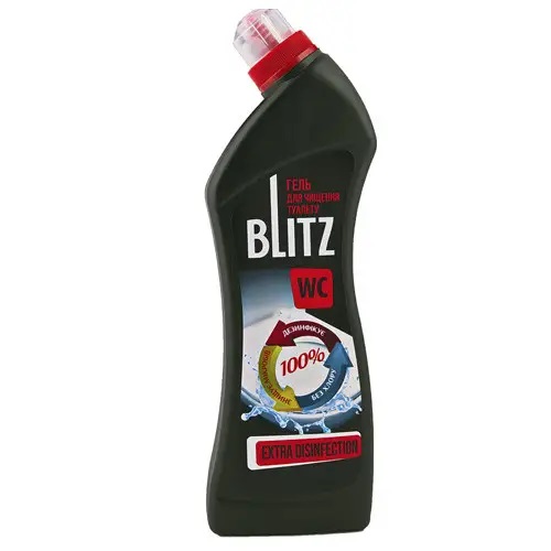Засіб для чищення унітазів BLITZ Extra Disinfection, 750 гр